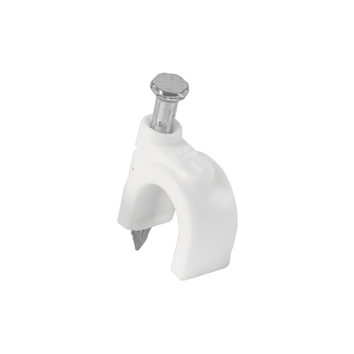 [43042] Bolsa con 500 grapas blancas de 8 mm para cable redondo GCU-8BG