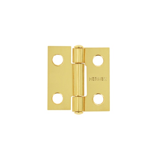 [43192] Bisagra rectangular 1' acero latonado, HERMEX BR-101