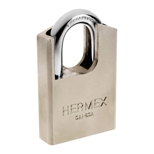 [43335] Candado de acero, máxima seguridad, 60mm, llave anti-ganzúa CAI-60A