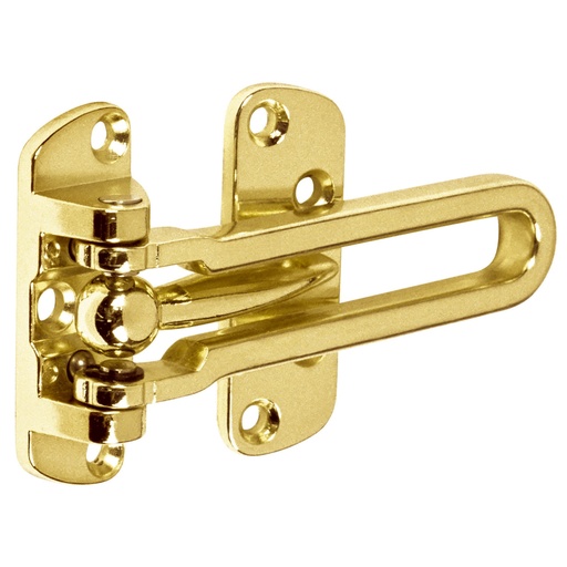 [43701] Pasador abatible para puerta, acabado latón, HERMEX PAAB-1