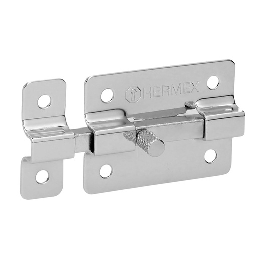 [43713] Pasador de barra plana 2' acabado cromo, HERMEX PAC-35