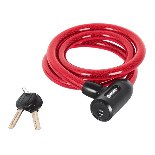 [43920] Candado de cable con llave, 15mm X 1.20 m, HERMEX CB-15