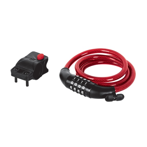 [43925] Candado de cable con combinación, 10 mm X 1.20 m, HERMEX CB-10C