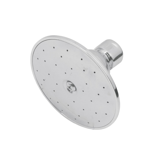 [44493] Regadera redonda metálica 3-1/2' sin brazo, Foset Aqua R-504S