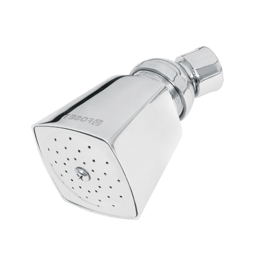 [44494] Regadera cuadrada metálica 2' sin brazo, Foset Aqua R-501S