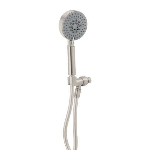 [45166] Regadera satín de teléfono 4' con soporte, FOSET ELEMENT R-012N