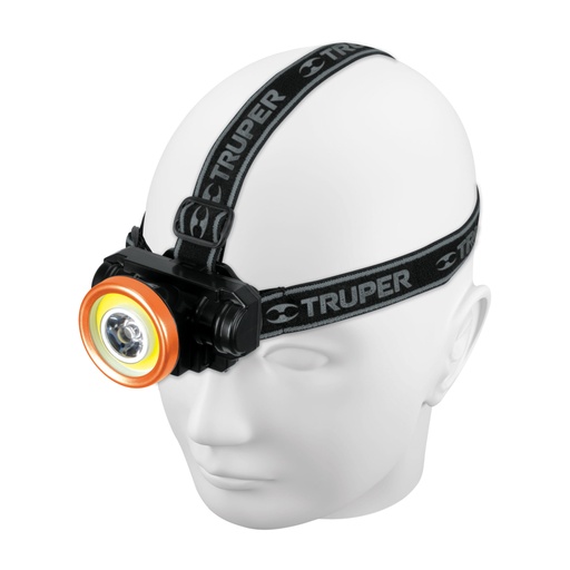 [102150] Linterna de minero LED 80 lm, recargable, TRUPER LI-CA-80CR