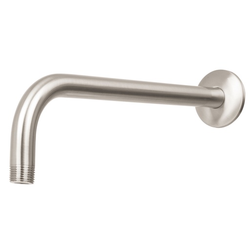 [45588] Brazo y chapetón de repuesto para regadera, 30 cm, satinado BCH-700N