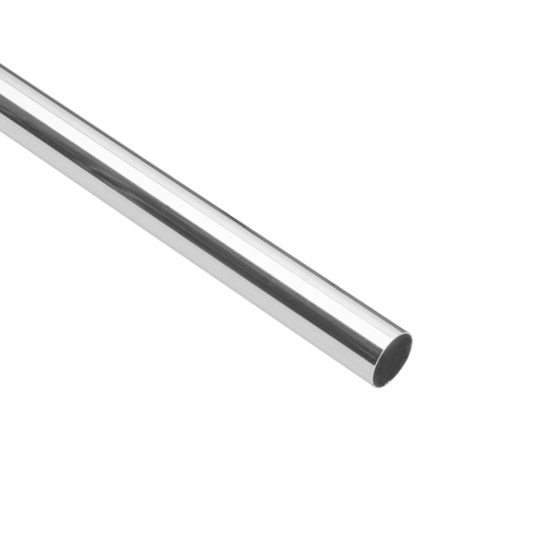 [45895] Tubo redondo para clóset,1.2 m, acero cromado, HERMEX TR-512