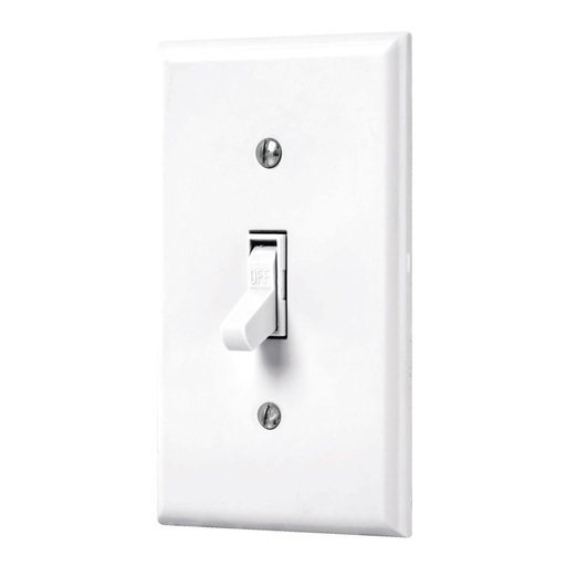 [45952] Placa armada interruptor sencillo, línea Standard, blanco PA-APSE-SB