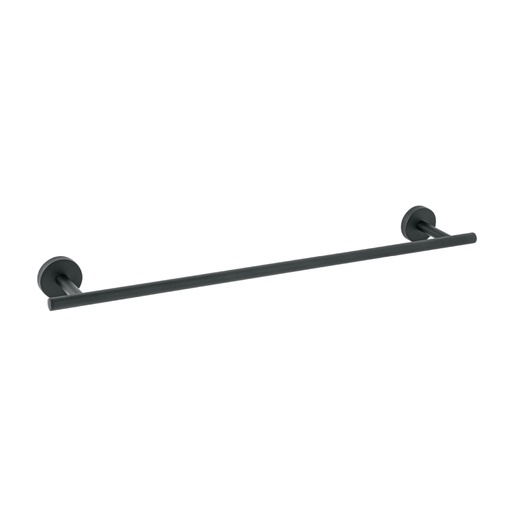 [45972] Toallero de barra metálico acabado negro, Foset Túbig TBA-76M
