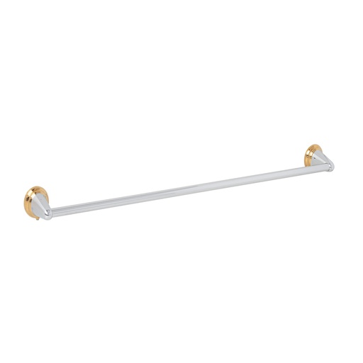 [45993] Toallero de barra metálico acabado cromo-oro, Foset Aqua AQA-86G