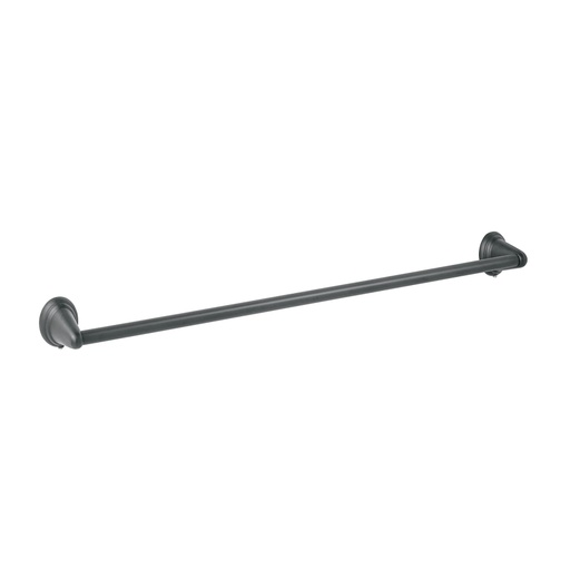 [45995] Toallero de barra metálico acabado negro, Foset Aqua AQA-86M
