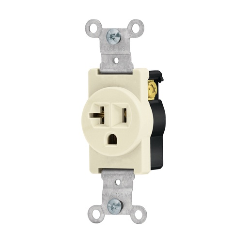 [46101] Contacto sencillo, 2 polos 3 hilos, 20 A, Standard, marfil COSE-MS