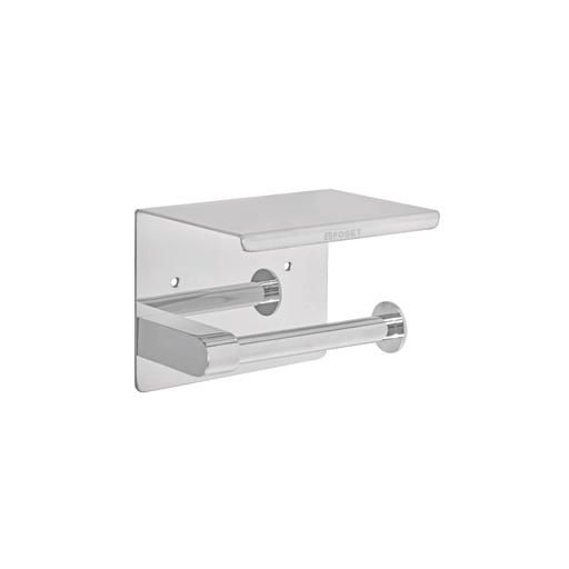 [46354] Portarrollo cromo con soporte para celular, Foset Riviera RIA-84