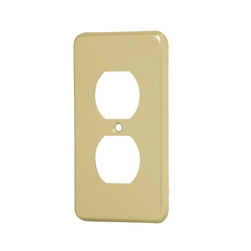 [46408] Placa dúplex de aluminio, línea Standard, Volteck PADO-S