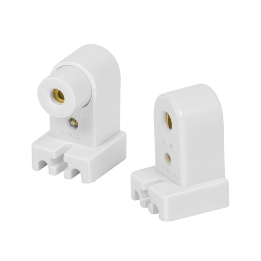 [46506] Bolsa 2 pz portalámparas p/tubo LED y fluorescente, base FA8 POPL-14
