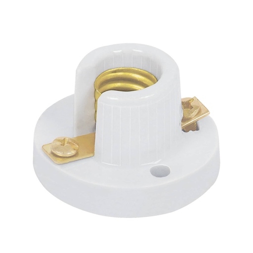 [46531] Portalámpara de porcelana para candil, Volteck POPO-10