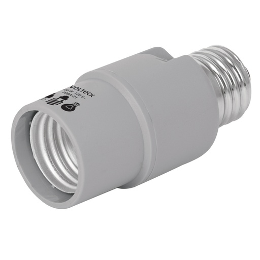 [46534] Portalámpara con sensor de luz, Volteck POBA-21