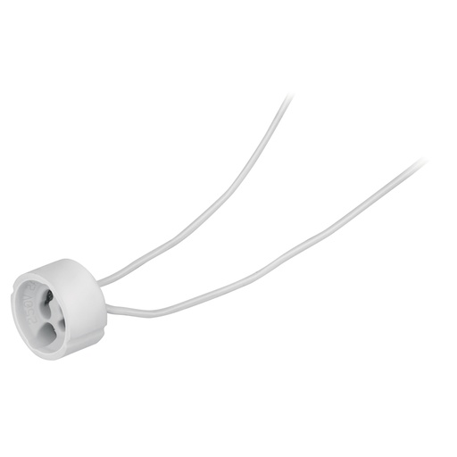 [46540] Portalámpara de porcelana para base GU10, Volteck POPO-21