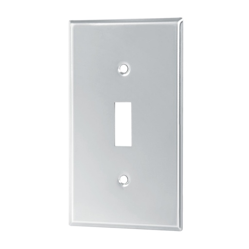 [46547] Placa de Acero Inox. para interruptor vertical, Standard PIAP-S