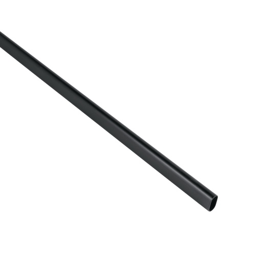 [46584] Tubo ovalado de 3.0 m negro para closet, HERMEX TO-530N
