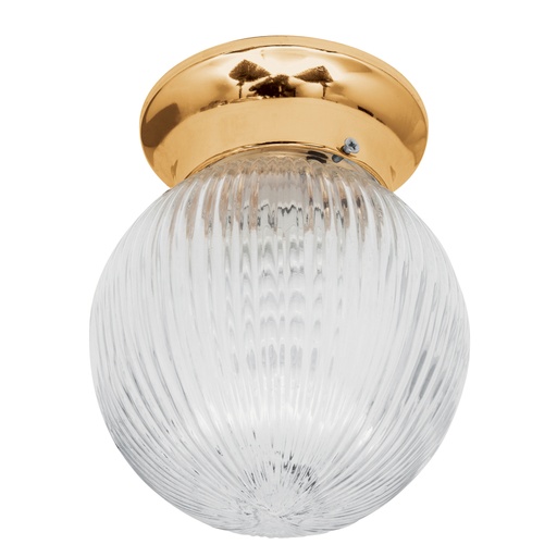 [46628] Luminario decorativo 19x16 cm pantalla cristal, sin lámpara SOB-102S