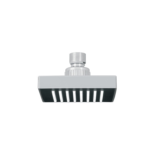 [46733] Regadera cuadrada ABS 4' acabado cromo sin brazo, Foset R-403S
