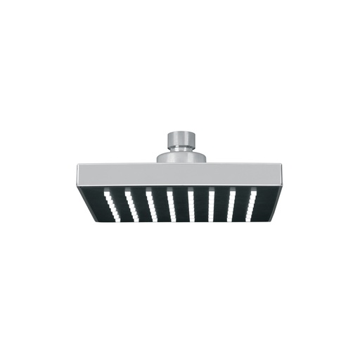 [46735] Regadera cuadrada ABS 6' acabado cromo sin brazo, Foset R-404S