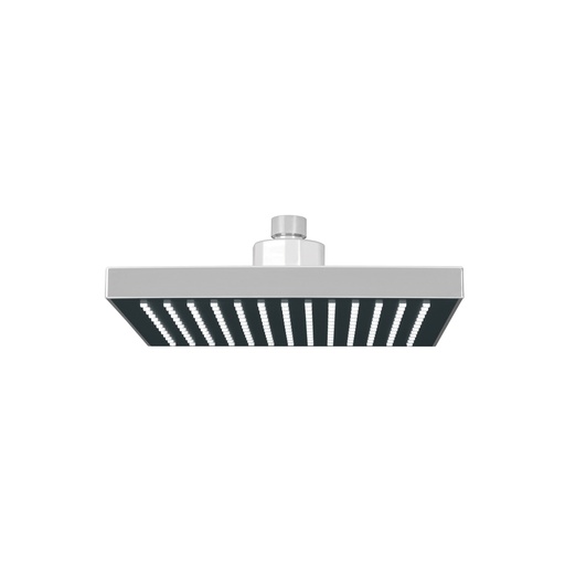 [46737] Regadera cuadrada ABS 8' acabado cromo sin brazo, Foset R-405S