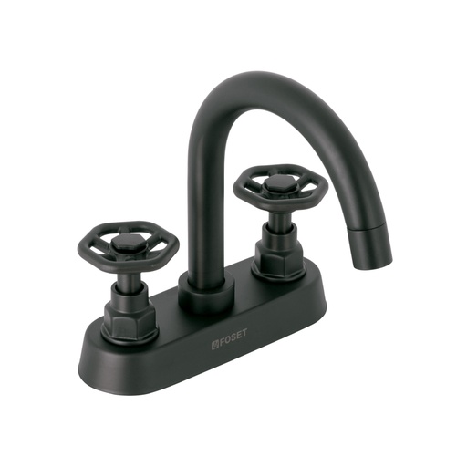 [46755] Mezcladora p/lavabo,bar,manerales redondos,negro mate,Tubig TBM-61M