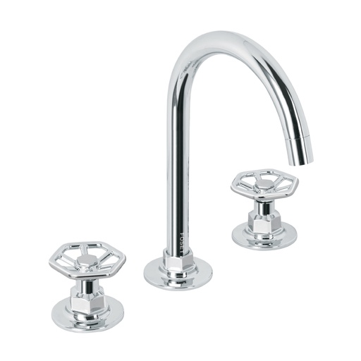 [46759] Mezcladora p/lavabo,taladros separados,redondos,cromo,Tubig TBM-91