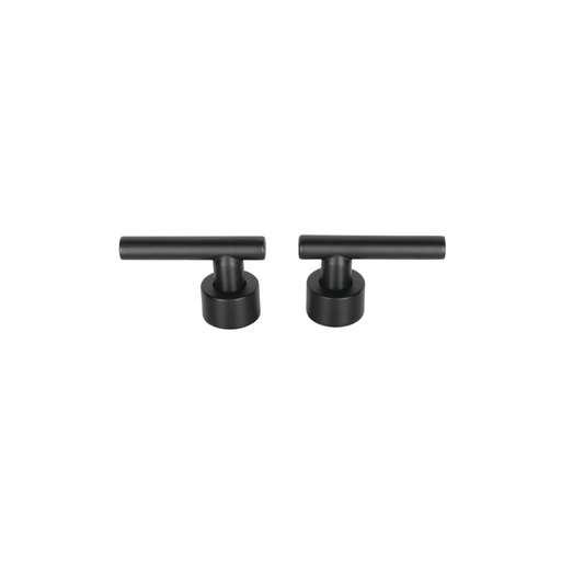 [46868] Juego de 2 manerales para mezcladora, palanca, negro, Tubig TBMM-62M