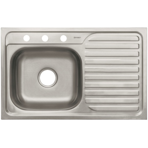 [47018] Tarja de empotrar 80x50cm tina izquierda, Foset Basic TA-851IB