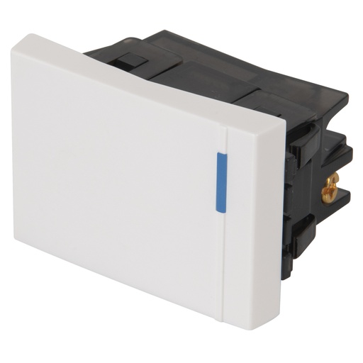 [47046] Interruptor sencillo 1.5 módulos,línea Española,color blanco APSE15-EB