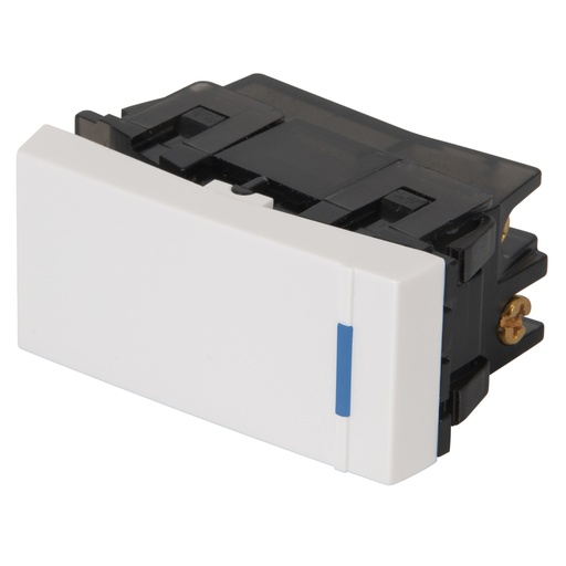 [47048] Interruptor de 3 vías, 1 módulo, línea Española,color blanco APSE-EEB