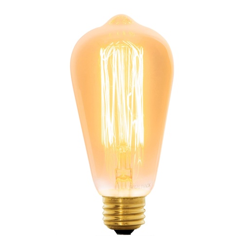 [47104] Lámpara incandescente vintage 40 W tipo Edison, Volteck FIV-40E