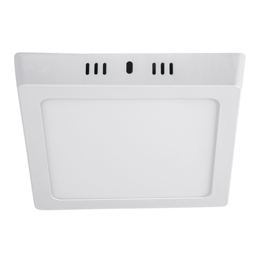 [47443] Luminario LED tipo plafón 12 W, cuadrado, luz de día, blanco PLA-211L