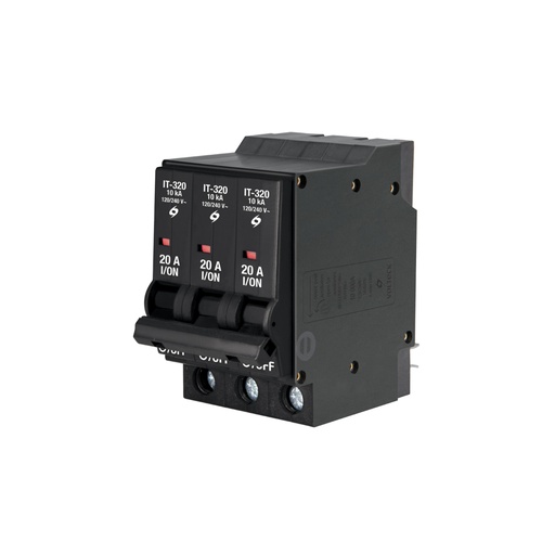 [47514] Interruptor de 3 polos 20A, enchufable, VOLTECK IT-320
