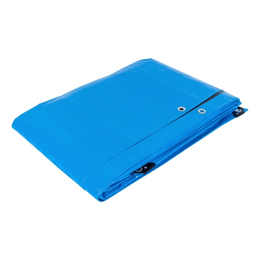 [102571] Lona de polietileno reforzada 4 x 7 m, azul, 180g/m2, TRUPER LT-47Z