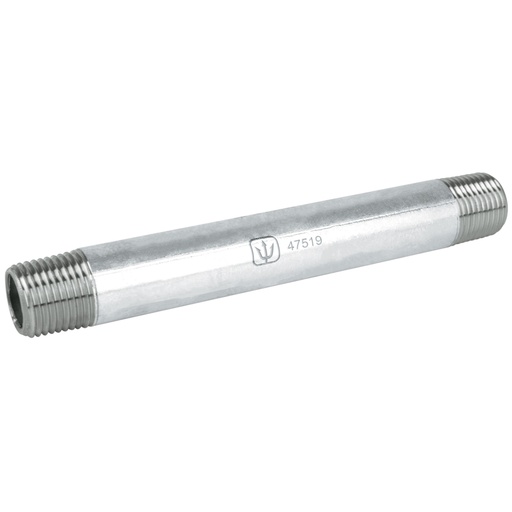 [47519] Niple de acero galvanizado 1/2' x 6', Foset CG-404