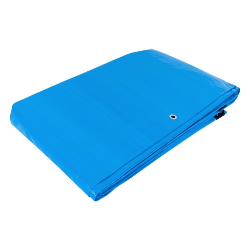 [102573] Lona de polietileno reforzada 5 x 7 m, azul, 180g/m2, TRUPER LT-57Z