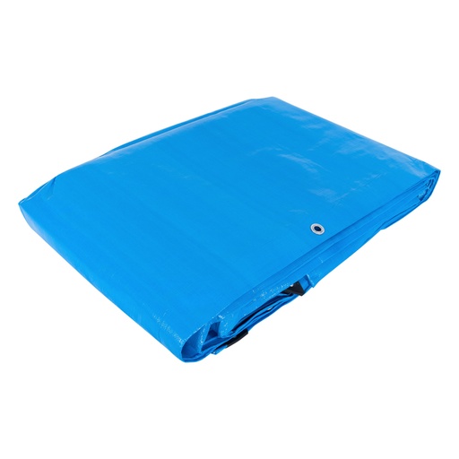 [102575] Lona de polietileno reforzada 6 x 9 m, azul, 180g/m2, TRUPER LT-69Z