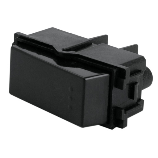 [47609] Interruptor para timbre, línea Italiana, color negro APTI-IN