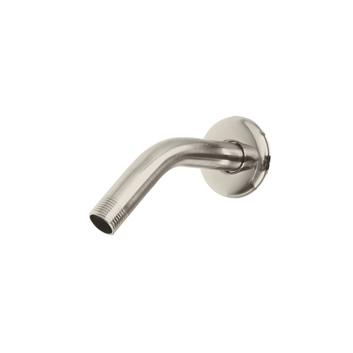 [47646] Brazo corto con chapetón para regadera, satín, Foset Aqua BCH-500N