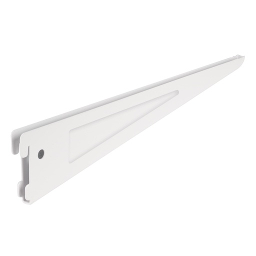 [47716] Ménsula plana blanca para cremallera doble, 37cm, FIERO SOMO-14MD