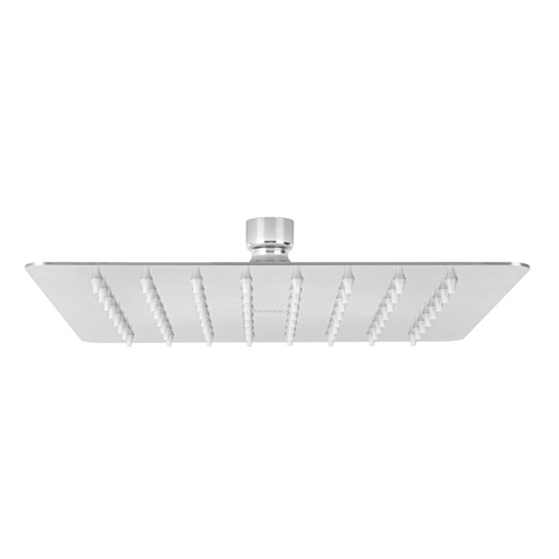 [47739] Regadera cuadrada 8', acero inox, sin brazo, cromo, Túbig R-415S
