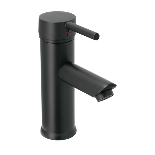 [47792] Monomando corto negro para lavabo, Foset Tubig TBM-46M