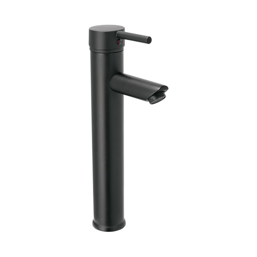 [47795] Monomando alto negro para lavabo, Foset Tubig TBM-47M