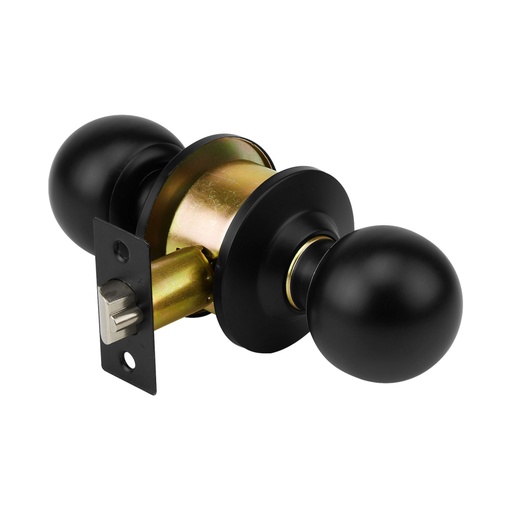 [47909] Cerradura pomo, negro, esfera, entrada, HERMEX CEPO-61E